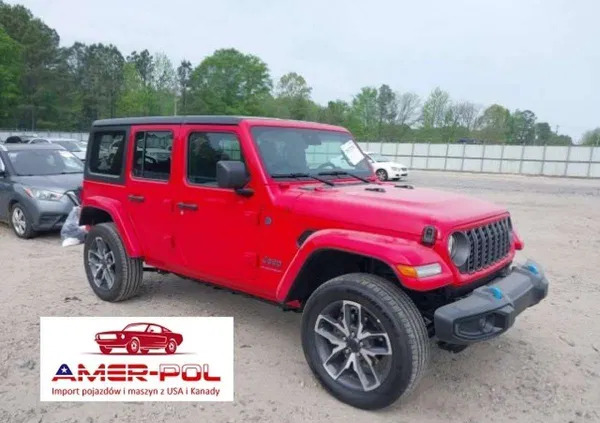 samochody osobowe Jeep Wrangler cena 135000 przebieg: 10340, rok produkcji 2024 z Więcbork